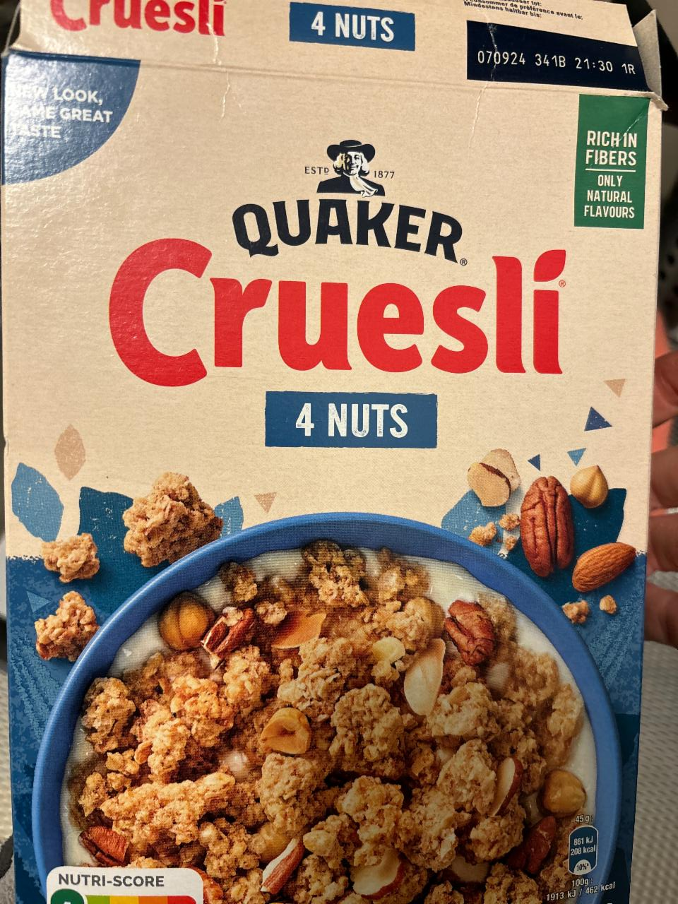 Fotografie - Cruesli 4 nuts Quaker