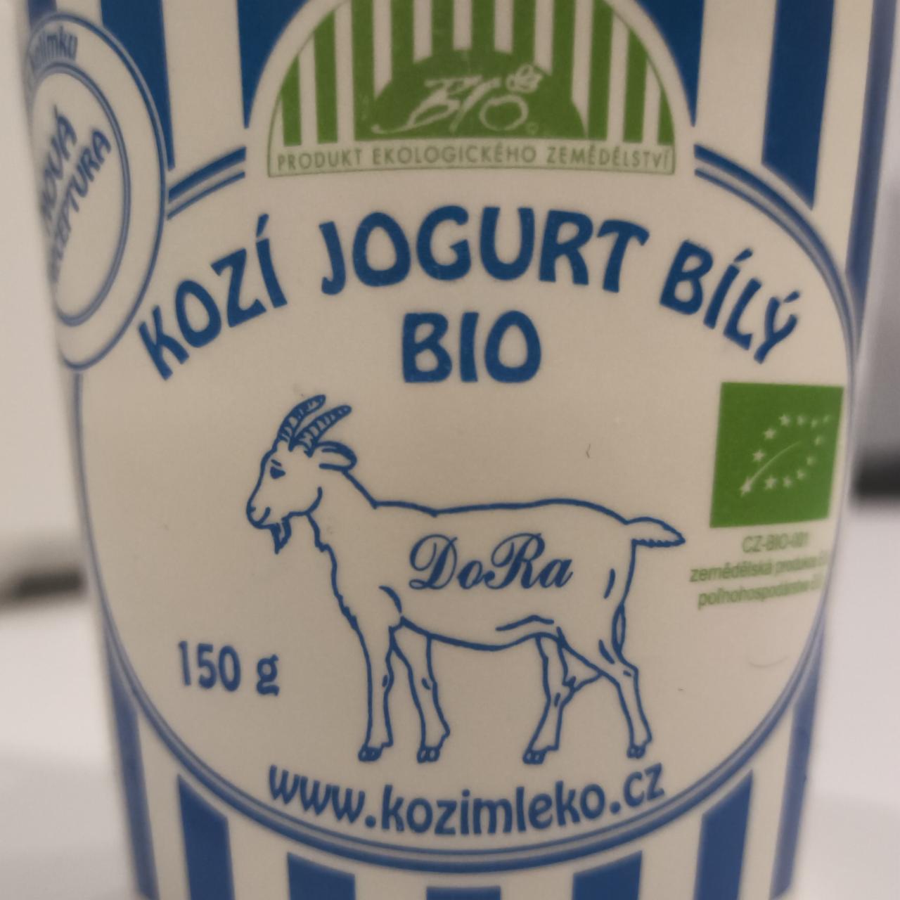 Fotografie - Kozí jogurt bílý bio DoRa