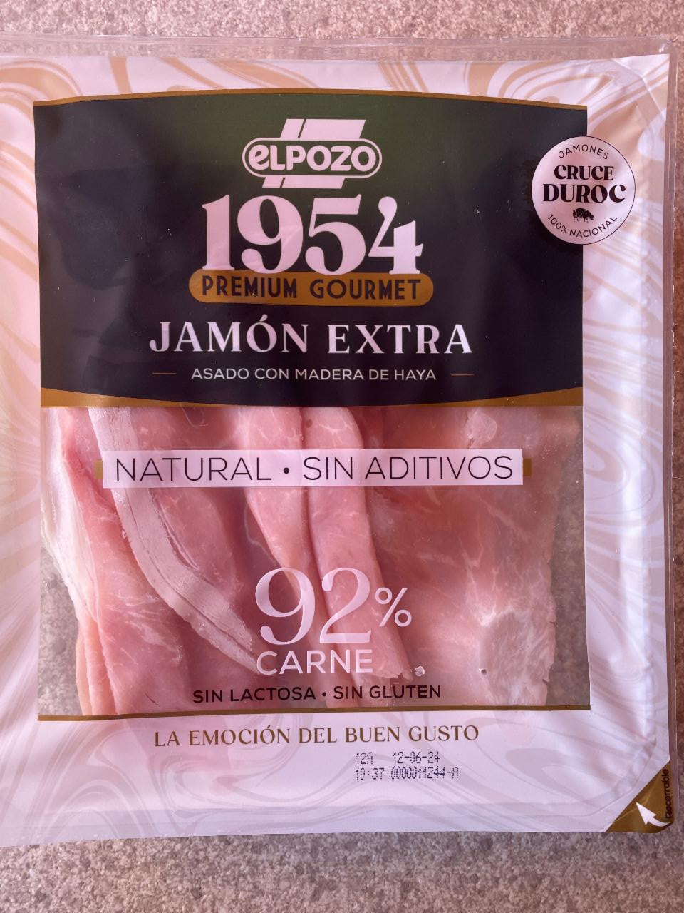 Fotografie - Jamón extra natural 1954 Elpozo