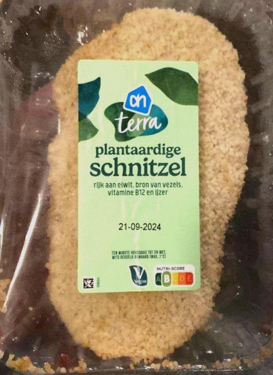 Fotografie - Plantaardige schnitzel AH terra