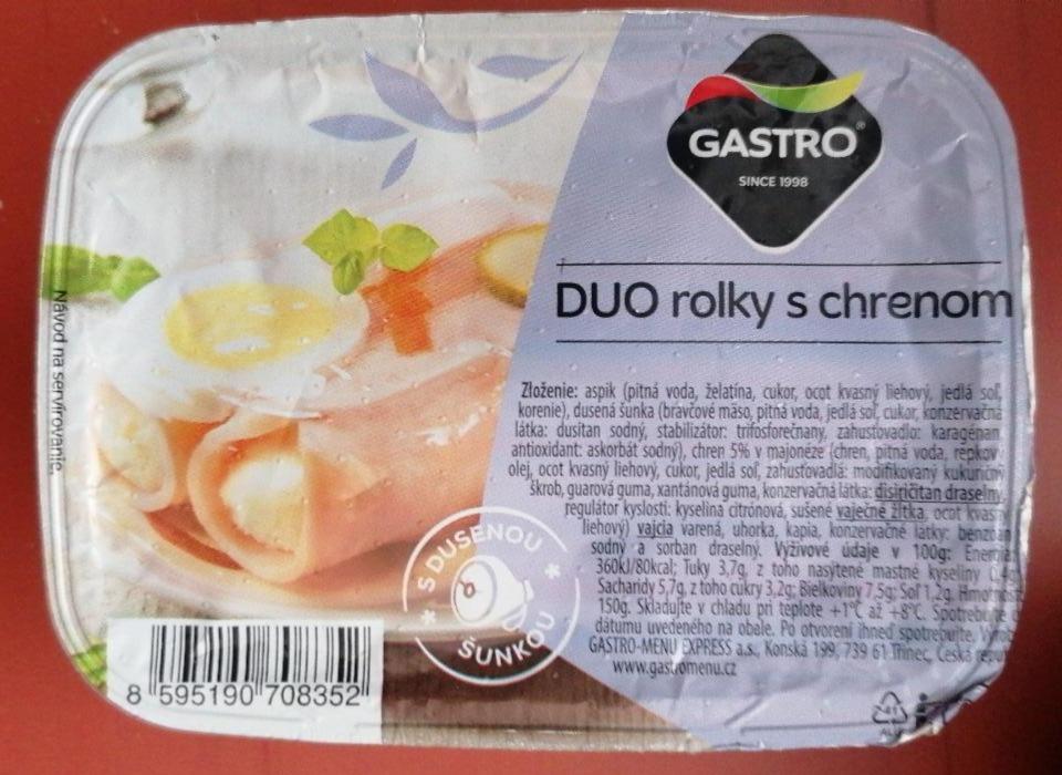 Fotografie - Duo rolky s křenem Gastro