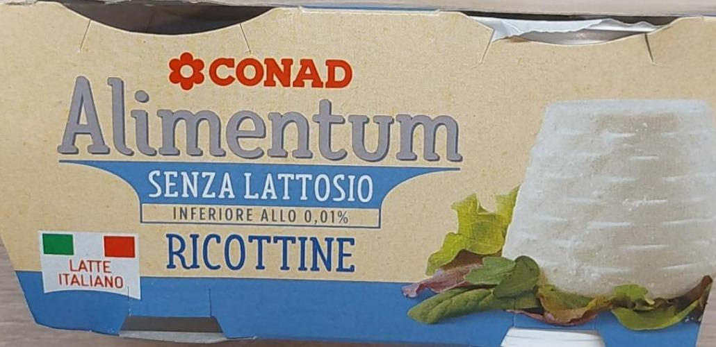 Fotografie - Alimentum ricottine senza lattosio Conad