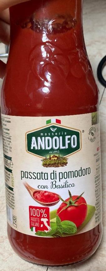 Fotografie - Passata di pomodoro con Basilica Andolfo