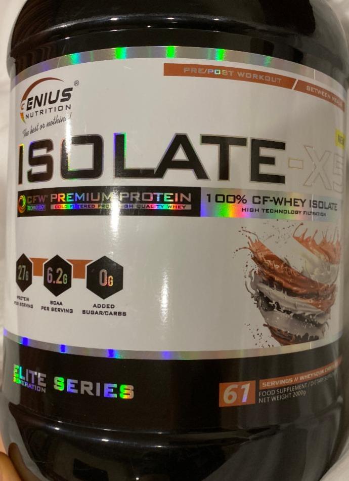 Fotografie - Isolate-X5 Genius Nutrition