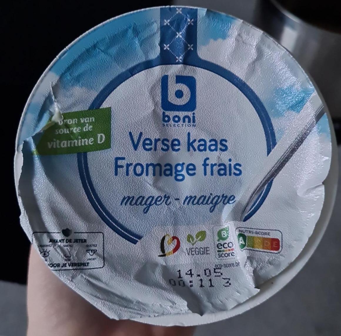 Fotografie - Verse kaas Fromage frais mager-maigre Boni