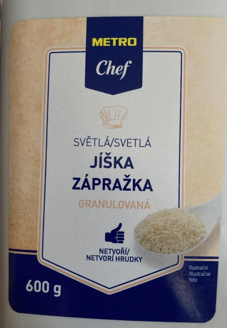 Fotografie - Světlá jíška zápražka granulovaná Metro Chef