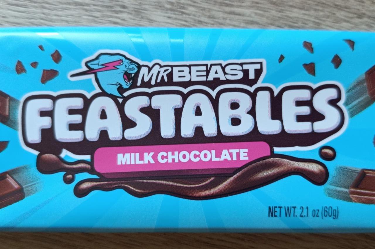 Fotografie - Feastables milk chocolate Mr. Beast