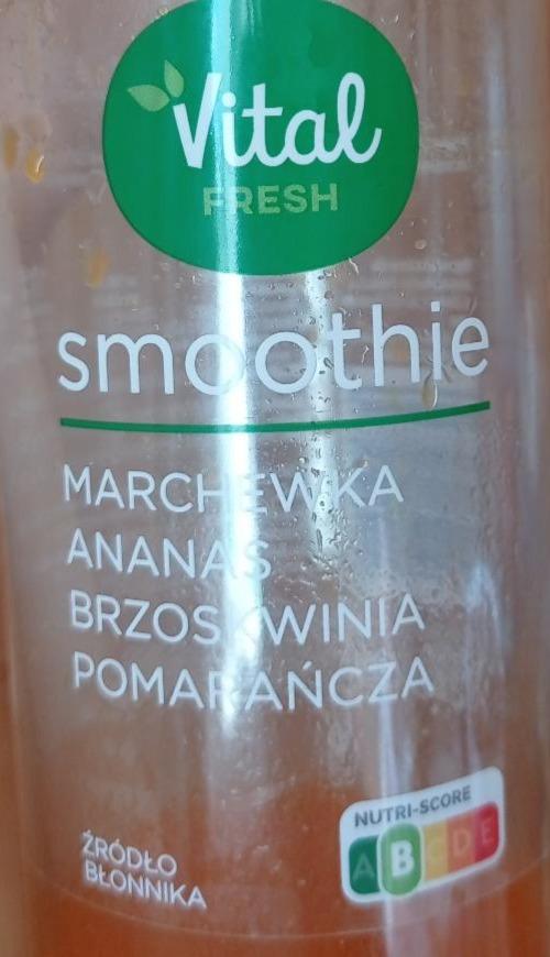 Fotografie - Smoothie Marchewka Ananas Brzoskwinia Pomarańcza Vital fresh