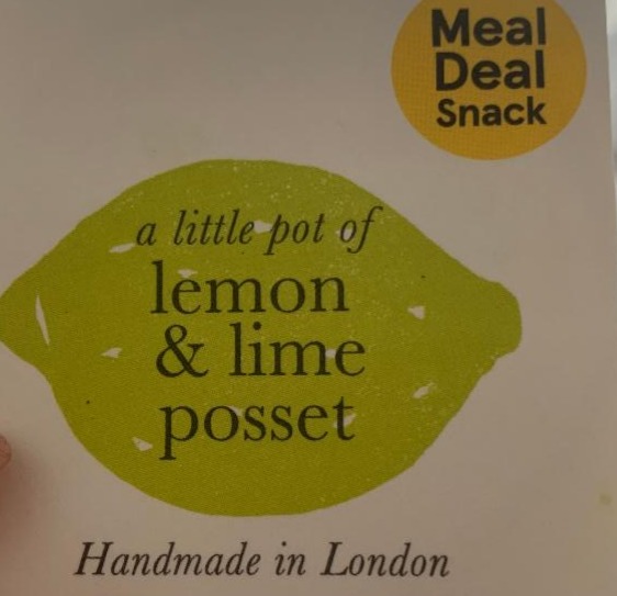 Fotografie - Lemon,Lime posset