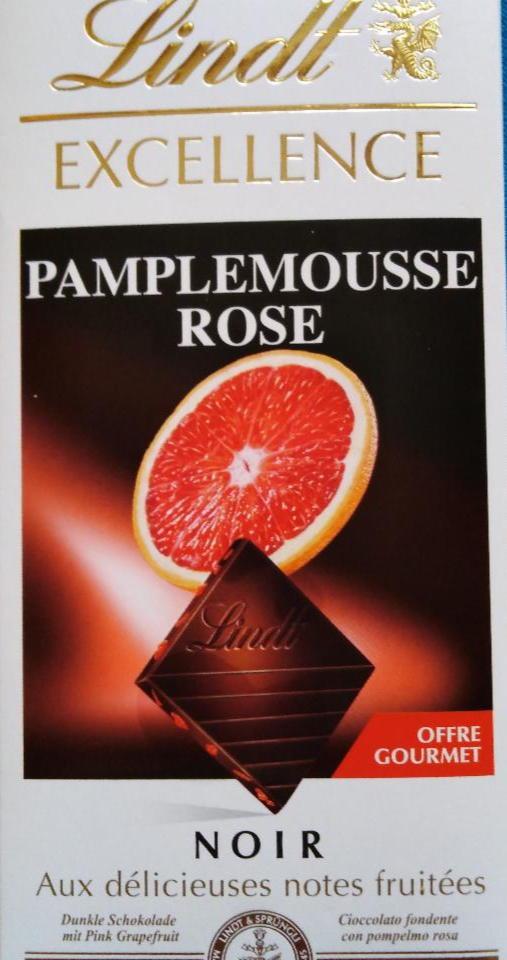 Fotografie - Lindt Excellence Ping Grapefruit Intense