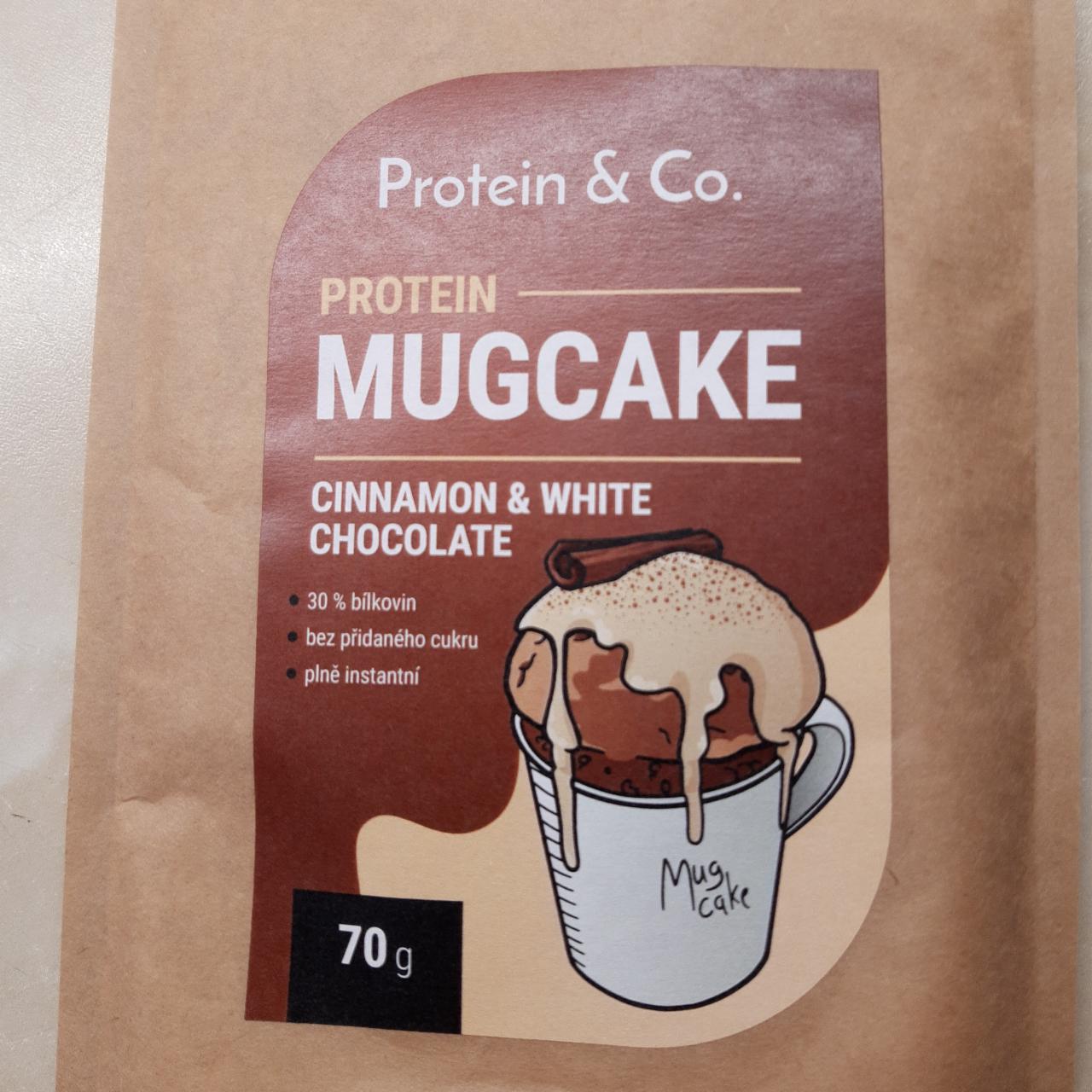 Fotografie - Protein mugcake Cinnamon & White chocolate Protein & Co.