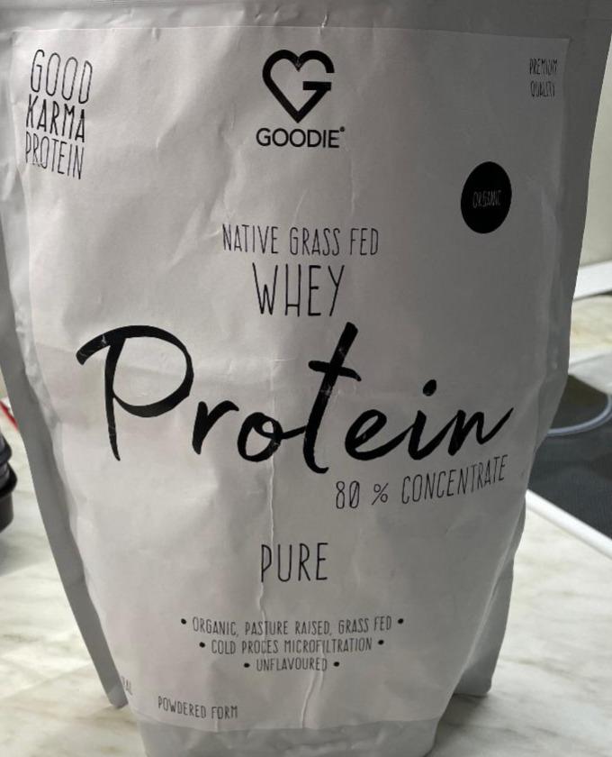 Fotografie - Protein 80% concentrate pure Goodie