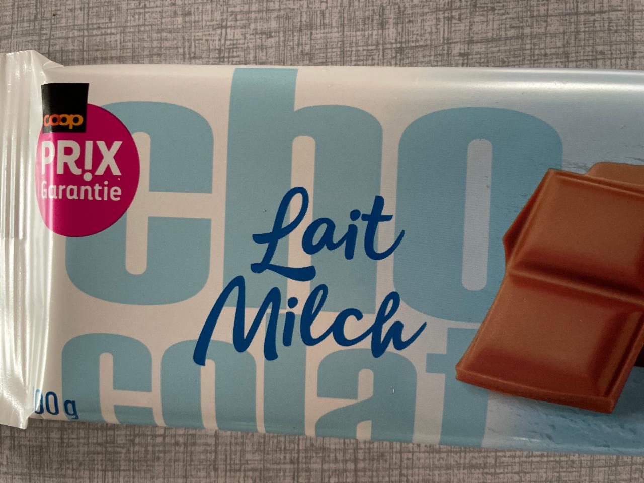 Fotografie - Lait milch Coop Prix Garantie