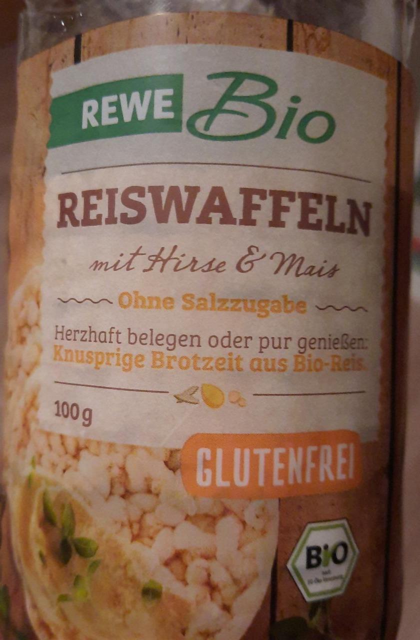 Fotografie - Reiswaffeln mit Hirse & Mais Rewe Bio