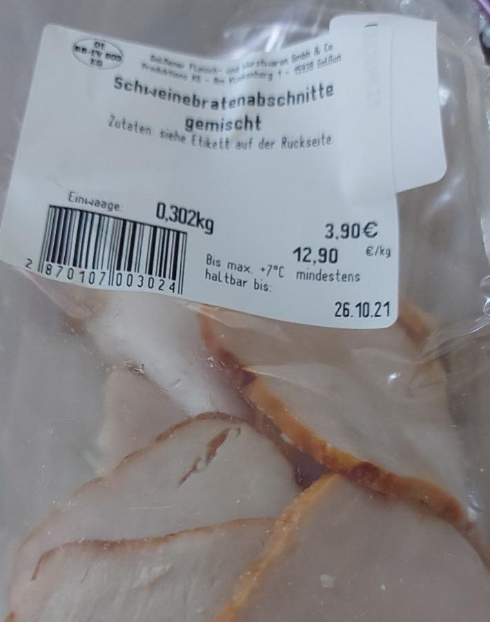 Fotografie - Schweinebratenabschnitte Golßener