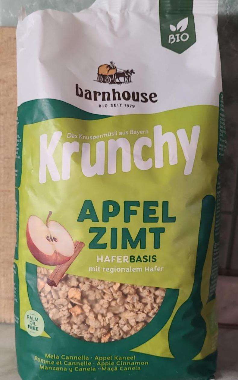 Fotografie - Bio Krunchy Apfel Zimt Barnhouse