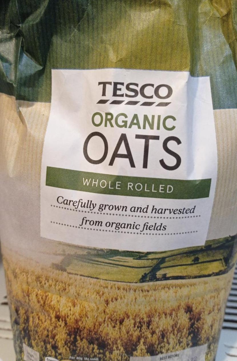 Fotografie - Organic Oats whole rolled Tesco