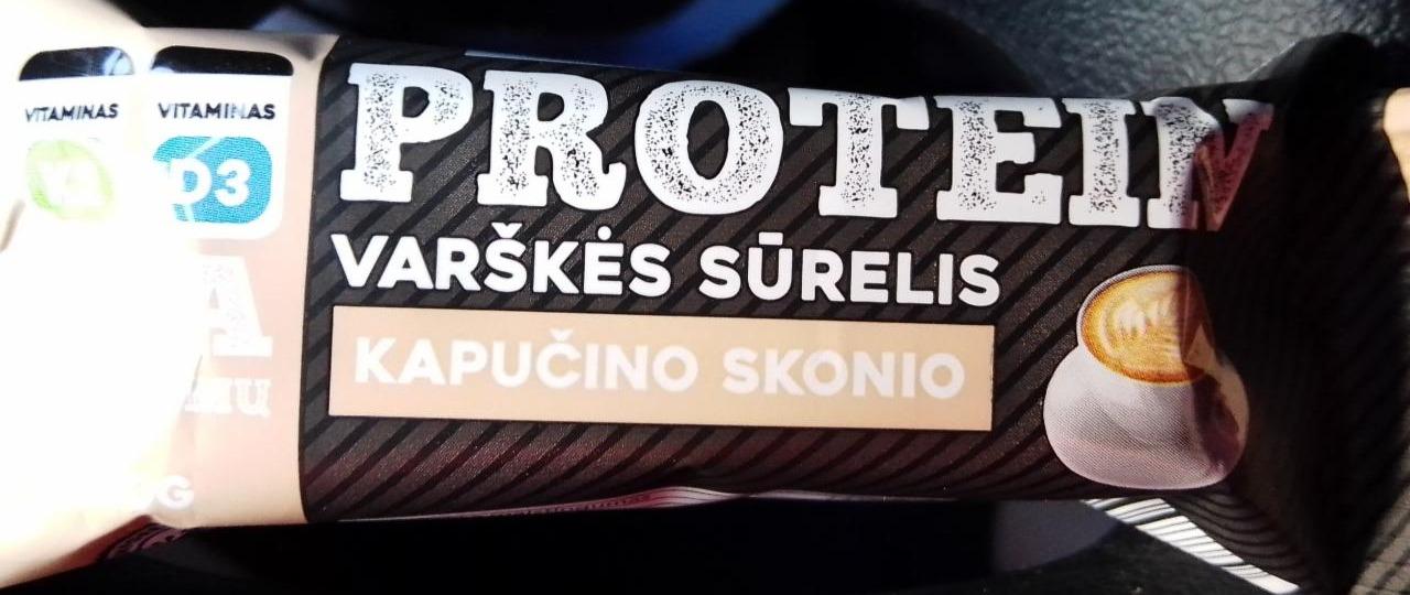 Fotografie - Protein varškės sūrelis kapučino skonio