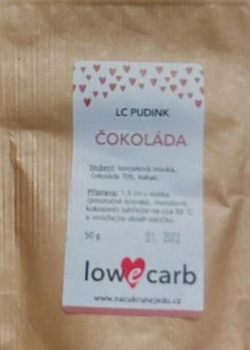 Fotografie - LC pudink čokoláda lowecarb