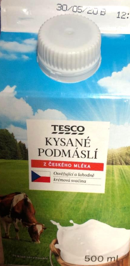 Fotografie - Kysané podmáslí Tesco