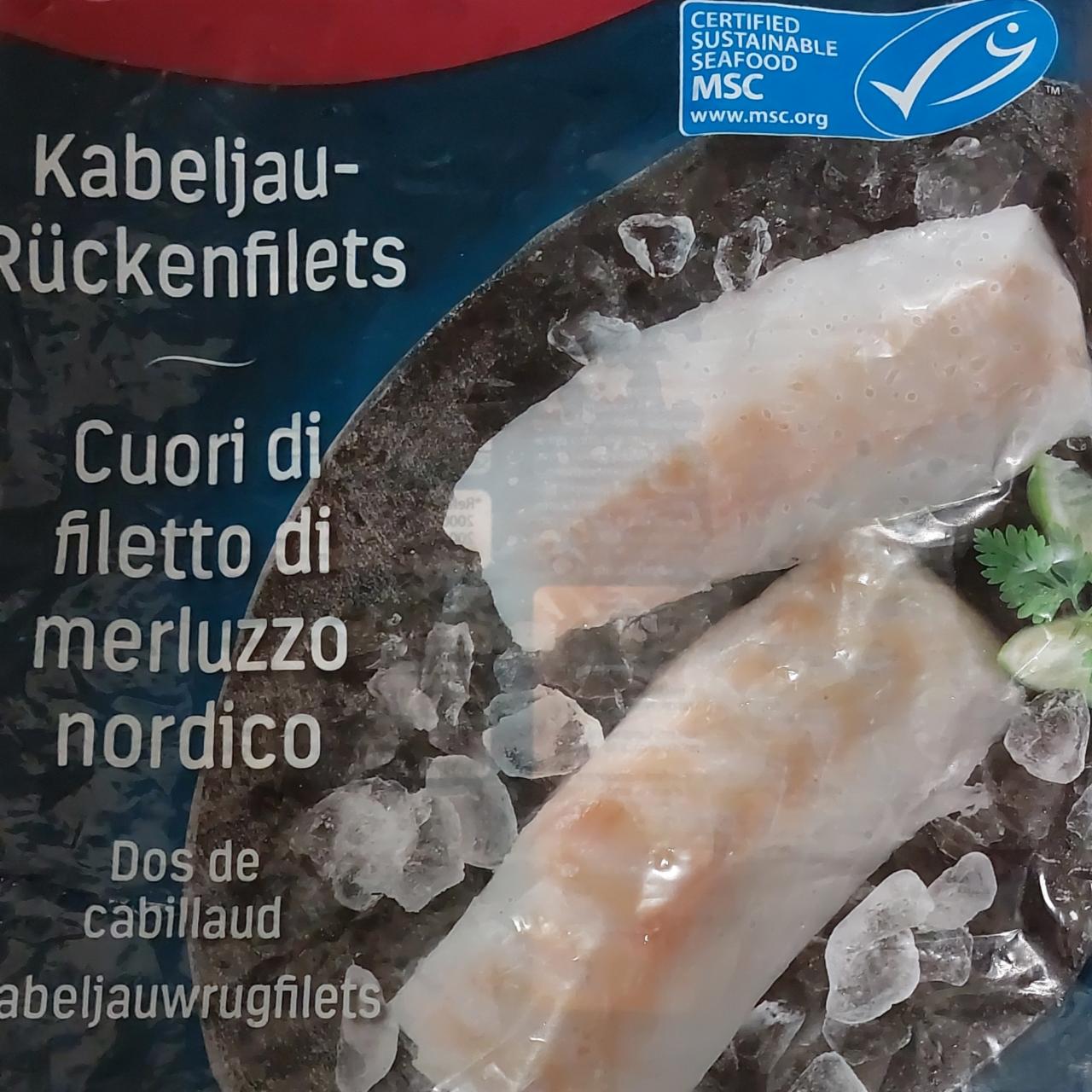 Fotografie - Kabeljau Rückenfilet Eismann