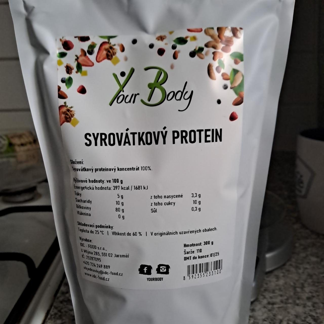 Fotografie - Syrovátkový Protein 100% YourBody