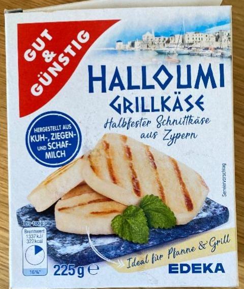 Fotografie - Halloumi Grillkäse Gut&Günstig Edeka