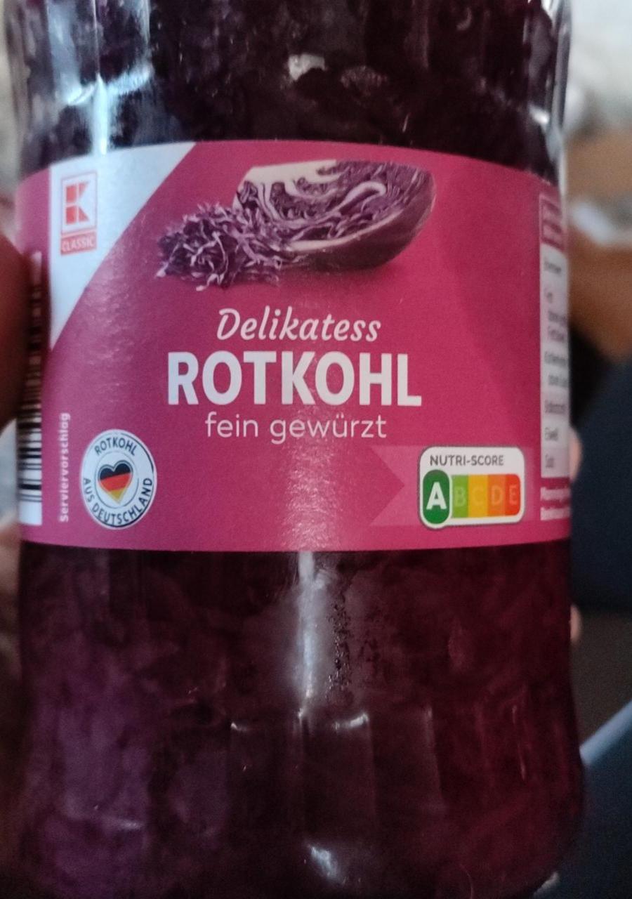 Fotografie - Delikatess Rotkohl fein gewürzt K-Classic