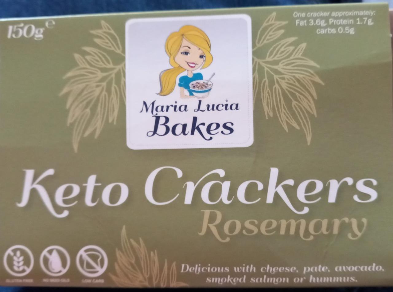 Fotografie - Keto Crackers Rosemary Maria Lucia Bakes