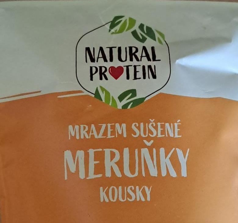 Fotografie - Mrazem sušené meruňky Kousky Natural protein