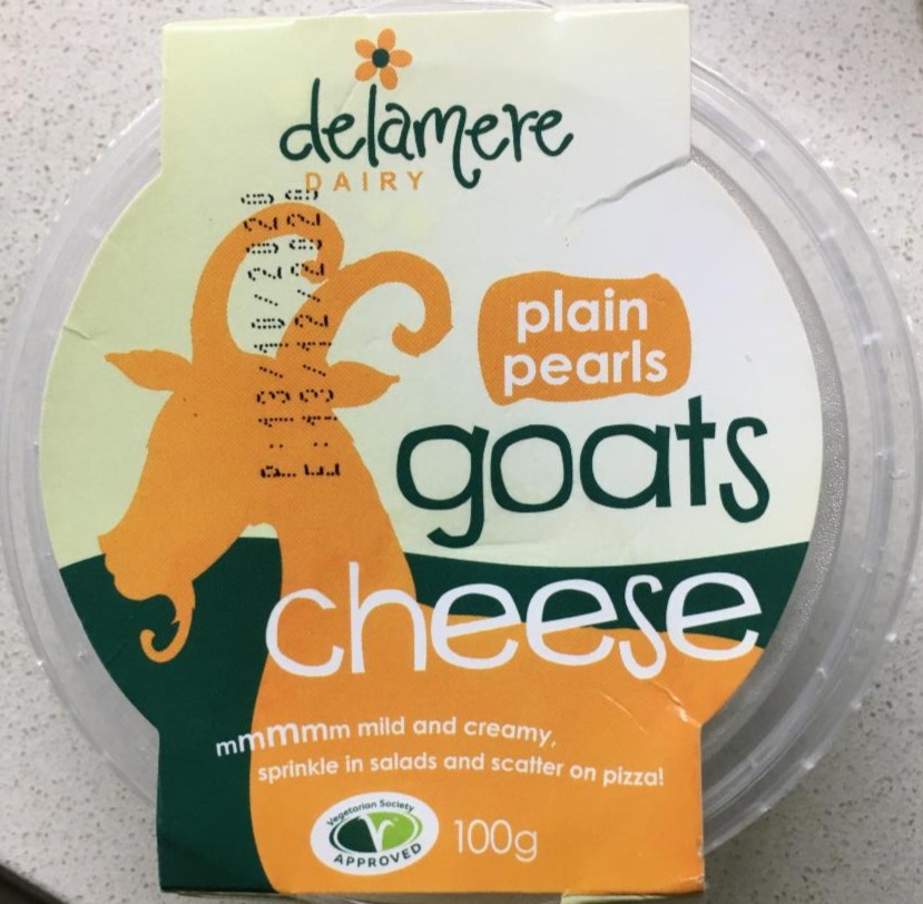 Fotografie - goats cheese Asda plain pearls