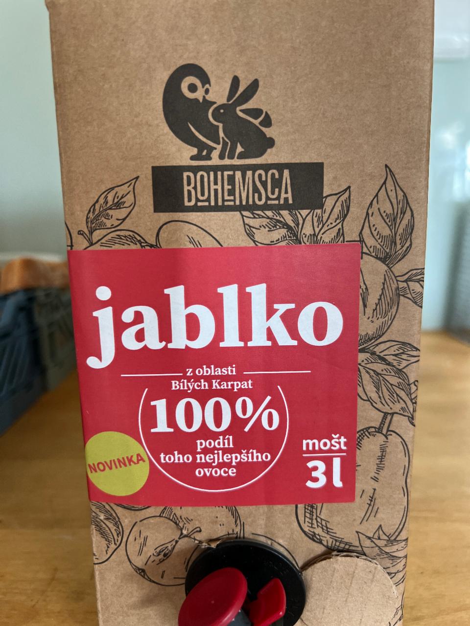 Fotografie - Mošt jablečný 100% jablečná šťáva Bohemsca