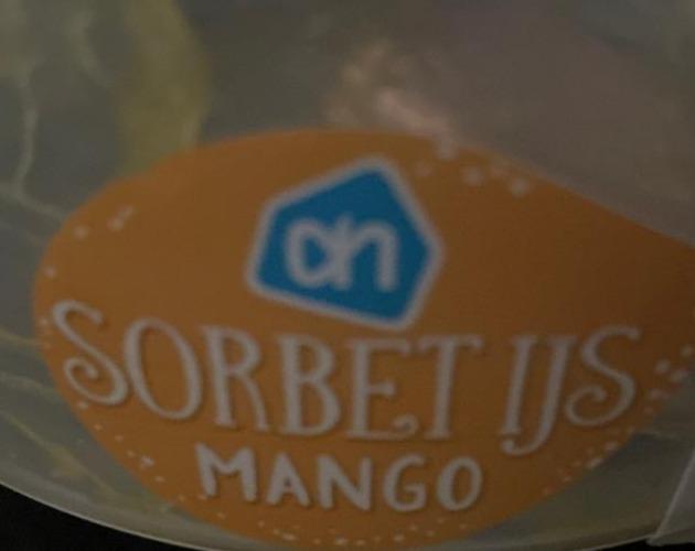 Fotografie - Sorbet IJS mango AH