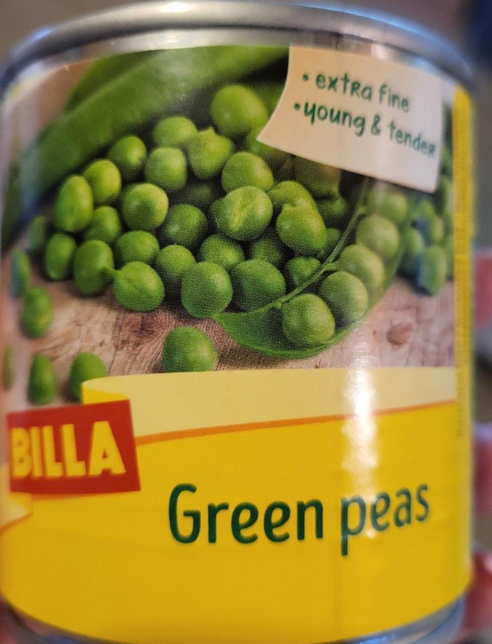 Fotografie - Green peas Billa