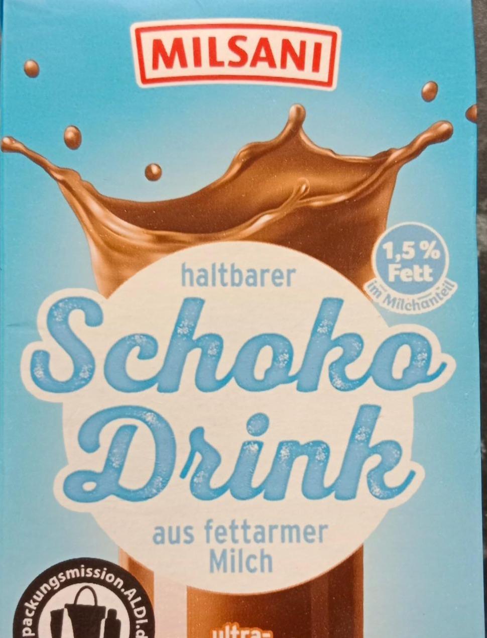 Fotografie - Haltbarer schoko drink aus fettarmer milch 1,5% Milsani