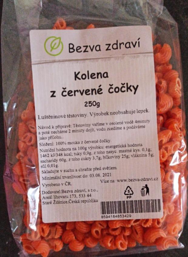 Fotografie - Kolena z červené čočky Bezva zdraví