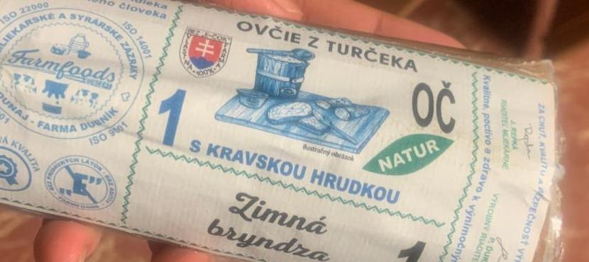 Fotografie - Zimná bryndza Farmfoods