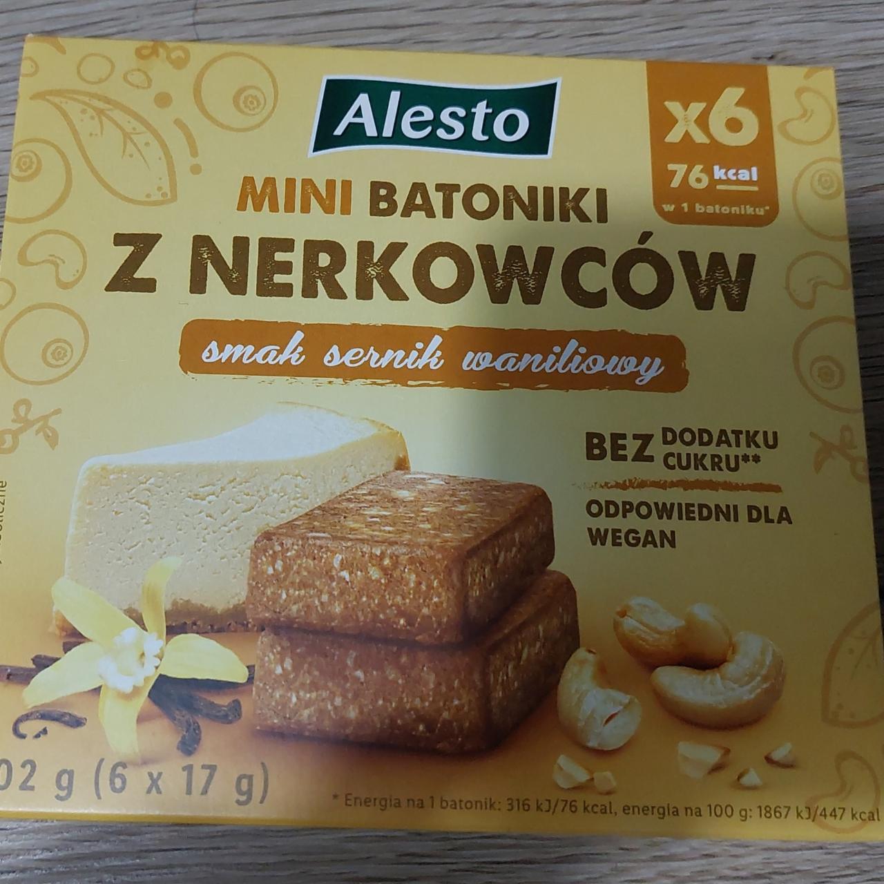 Fotografie - Mini batoniki z nerkowcow Alesto