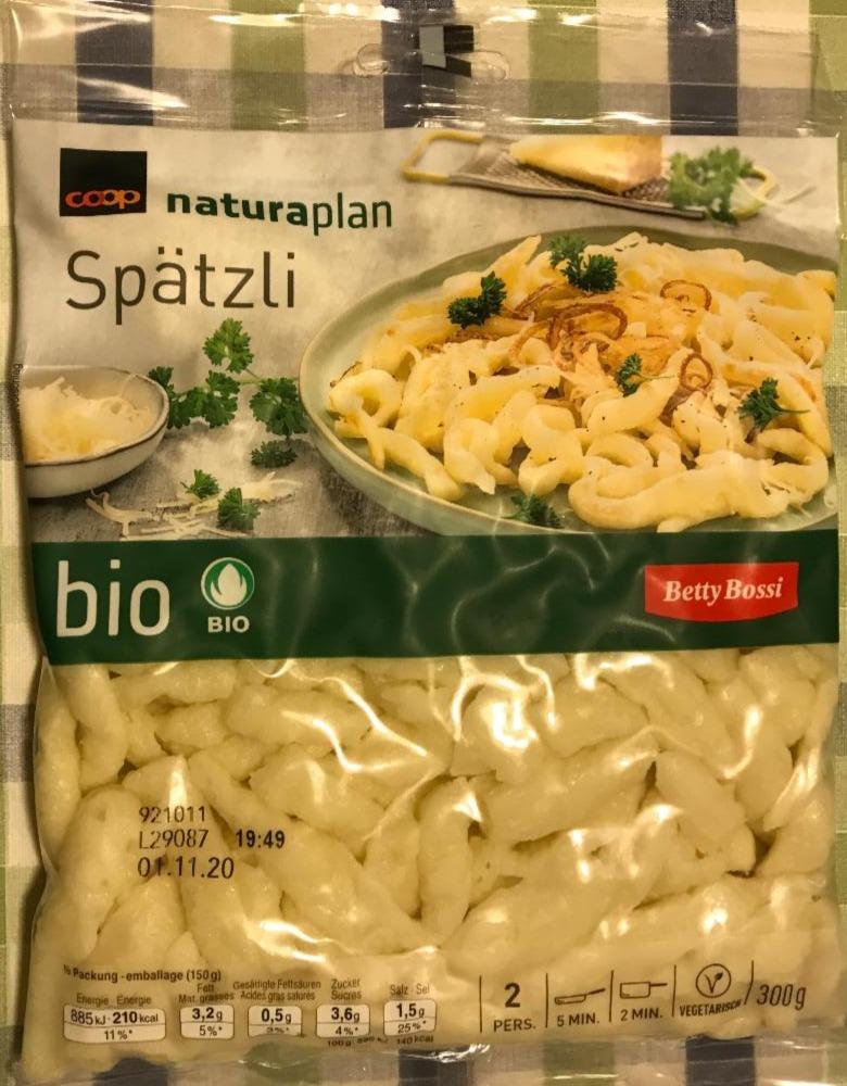 Fotografie - Bio Spätzli Coop Naturaplan