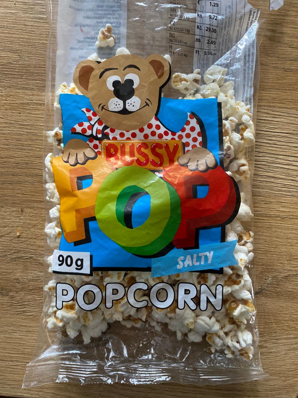 Fotografie - Salty popcorn Bussy Pop