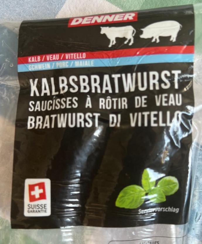 Fotografie - Kalbsbratwurst Denner