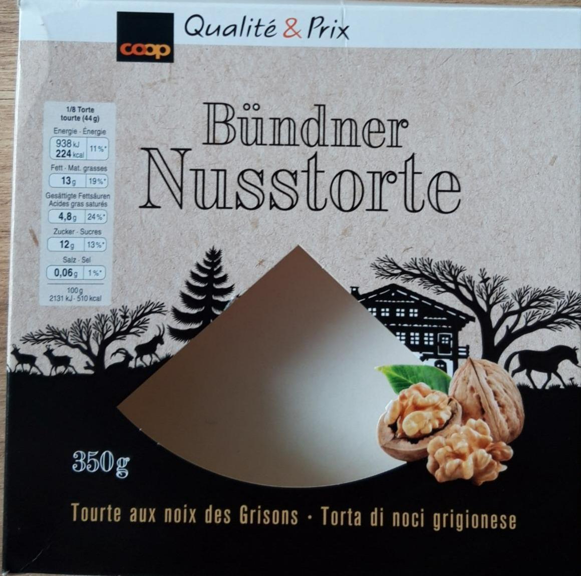 Fotografie - Bünder Nusstorte Coop Qualite & Prix