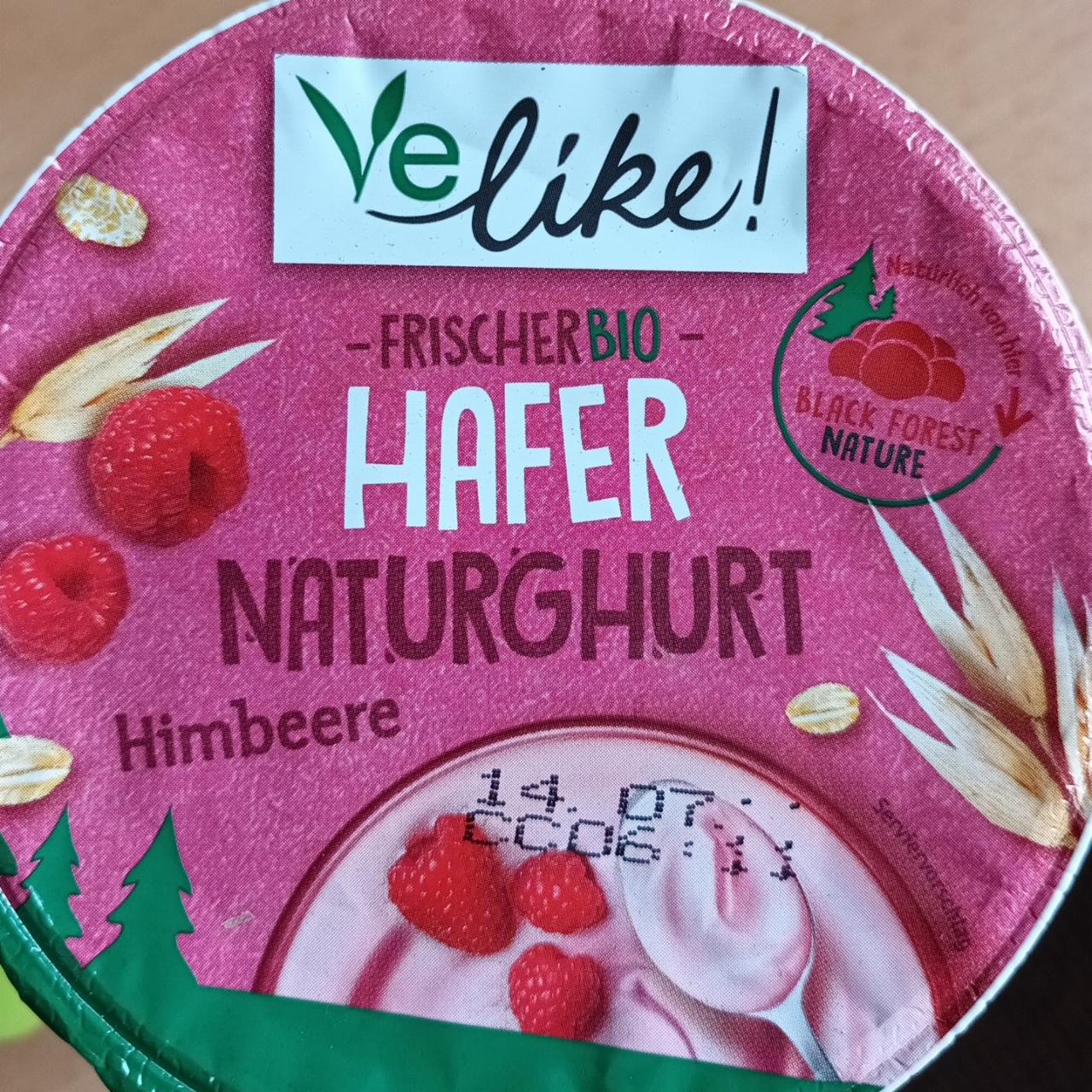 Fotografie - Frischer bio hafer naturghurt himbeere Velike!