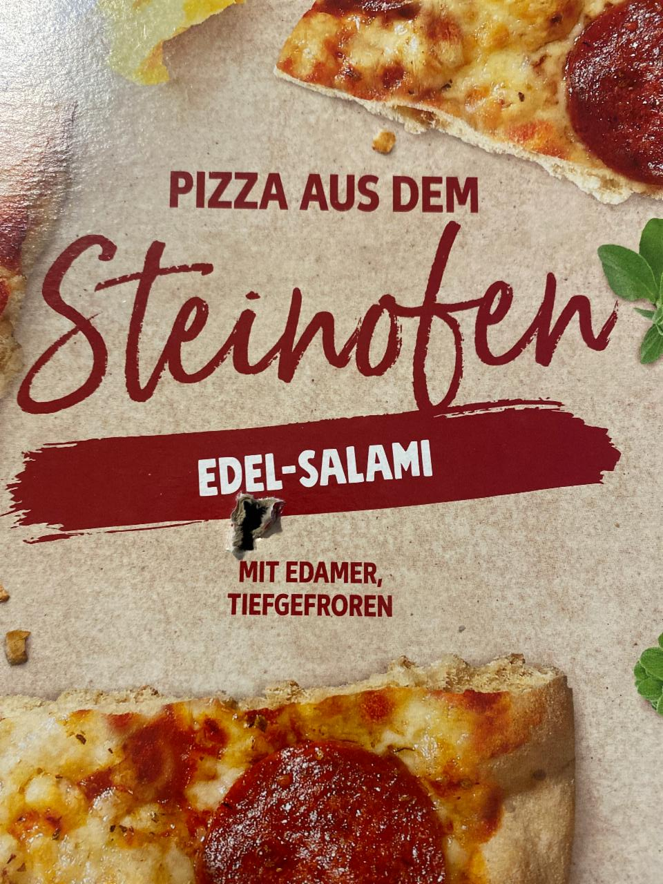 Fotografie - Pizza salámová Pizza aus dem Steinofen K-Classic