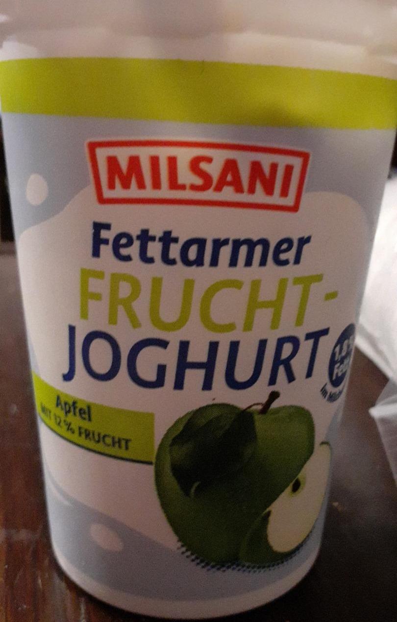 Fotografie - Fettarmer Fruchtjoghurt Apfel Milsani