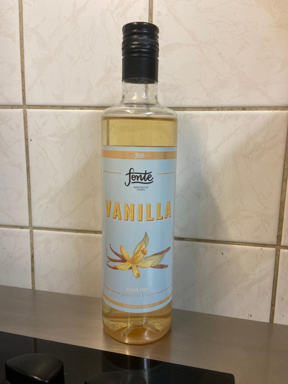 Fotografie - vanilla sirup bez cukru Fonte