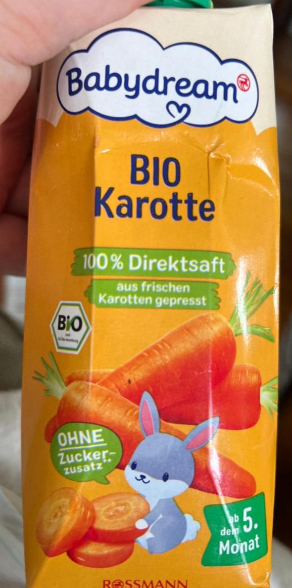 Fotografie - Bio karotten 100% direktsaft Babydream