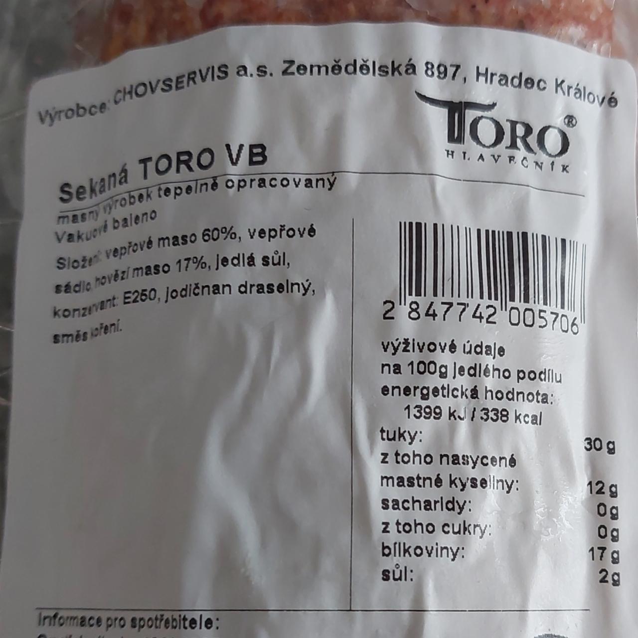 Fotografie - Sekaná Toro Hlavečník