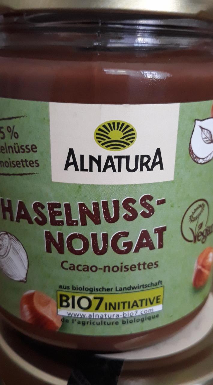 Fotografie - Haselnuss-Nougat Alnatura