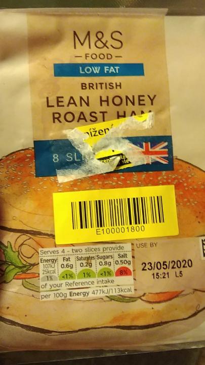 Fotografie - Lean honey roast ham M&S Food